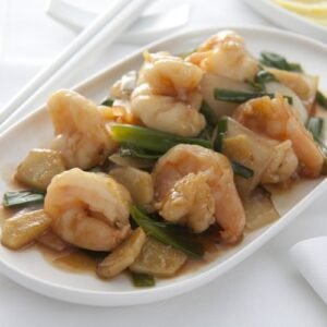 King Prawn with Ginger & Spring Onions